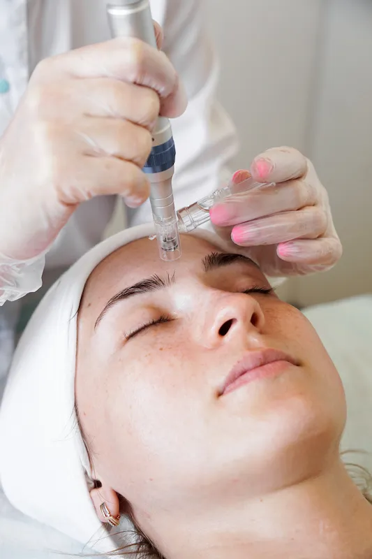 Microneedling-behandling hos Nina Beauty Klinik